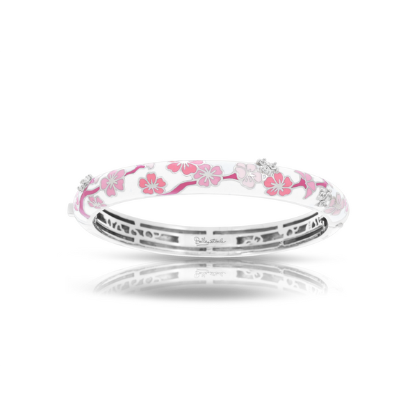 Load image into Gallery viewer, Belle Etoile Sakura Bangle - White