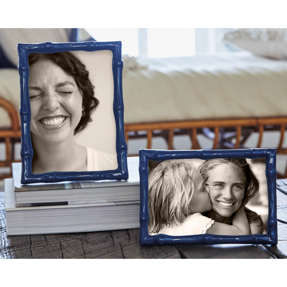 Mariposa Bamboo Blue 5x7 Frame Lifelong Collectibles