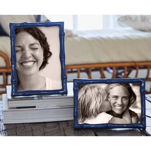 Load image into Gallery viewer, Mariposa Bamboo Blue 4x6 Frame