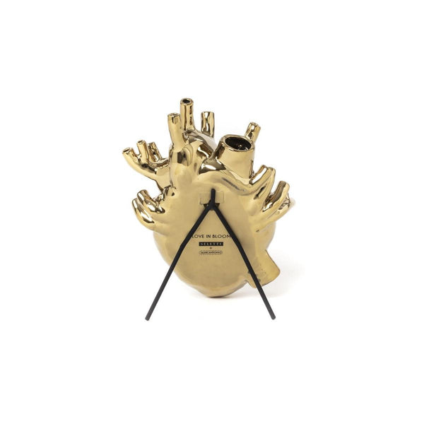 Load image into Gallery viewer, Seletti Love in Bloom Gold Vase