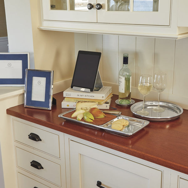 Load image into Gallery viewer, Mariposa Signature Cheese & Cracker Server with Dark Wood Insert