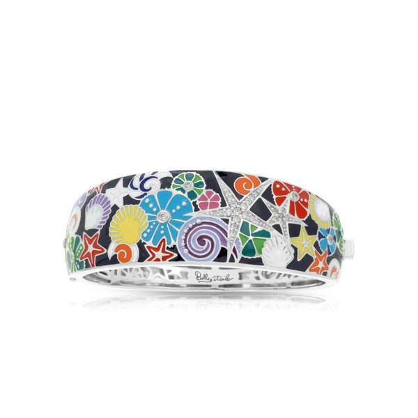 Load image into Gallery viewer, Belle Etoile Starfish Bangle - Black