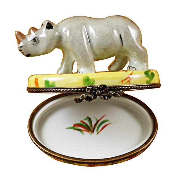 Load image into Gallery viewer, Rhinoceros Limoges Box