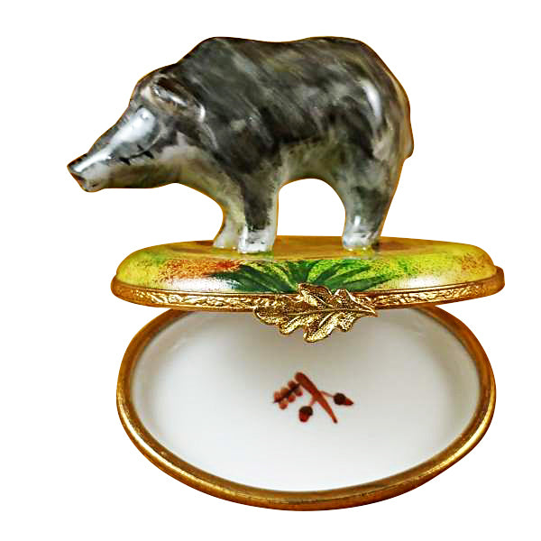 Load image into Gallery viewer, Wild Boar Limoges Box