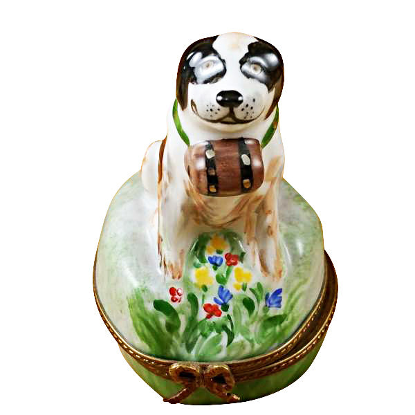 Load image into Gallery viewer, Saint Bernard Limoges Box