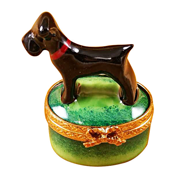 Load image into Gallery viewer, Small Scottie Limoges Box