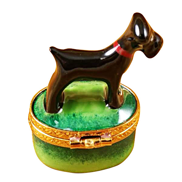 Load image into Gallery viewer, Small Scottie Limoges Box