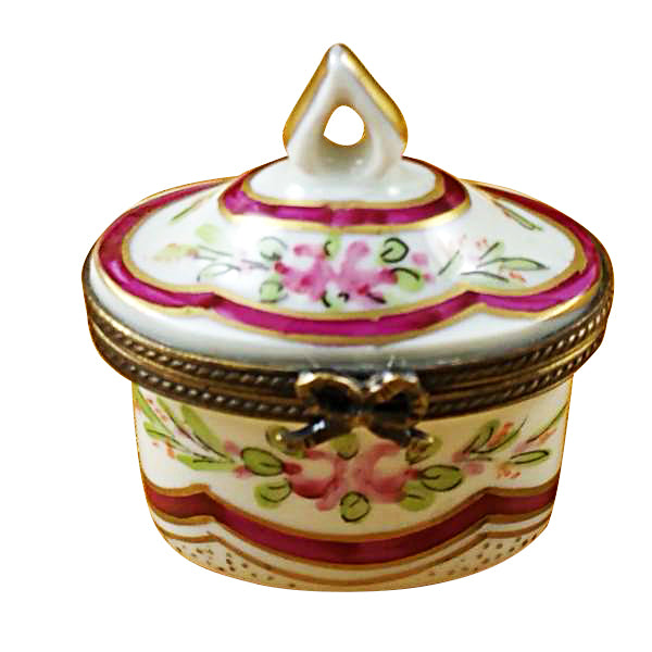 Load image into Gallery viewer, Red Crown Top Limoges Box