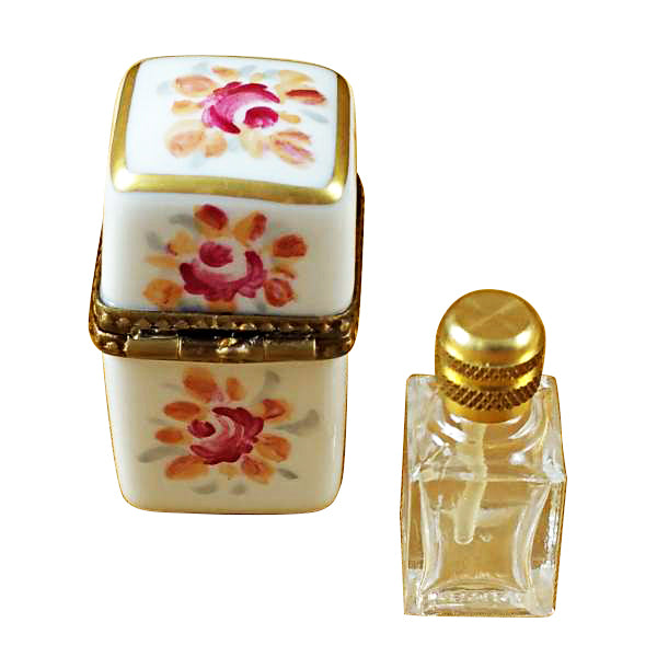 Load image into Gallery viewer, White Tall with One Bottle Limoges Box