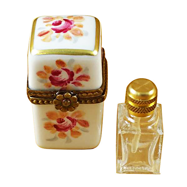Load image into Gallery viewer, White Tall with One Bottle Limoges Box