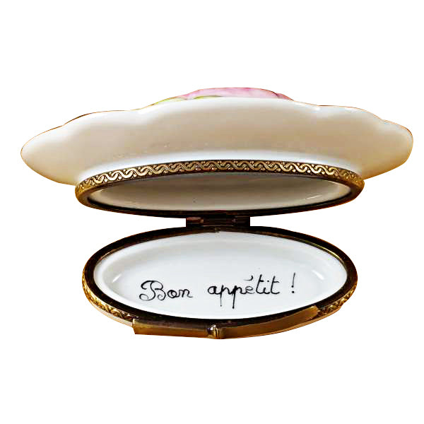 Load image into Gallery viewer, Two Fish on a Platter Limoges Box