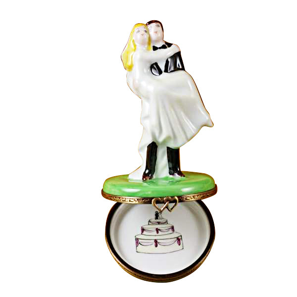 Load image into Gallery viewer, Bride and Groom Limoges Box