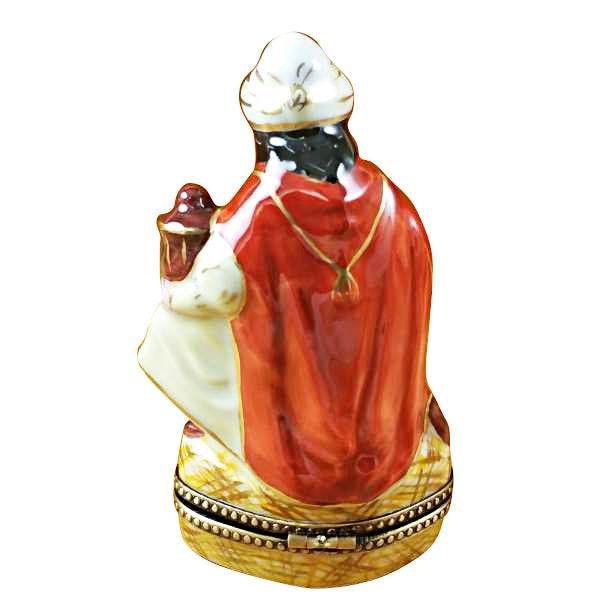 Load image into Gallery viewer, Yellow King (Wiseman) Limoges Box