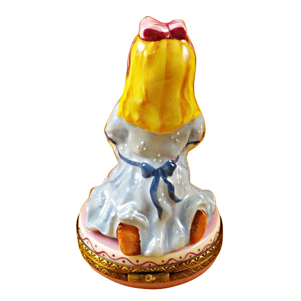 Load image into Gallery viewer, Blond Girl Praying Limoges Box