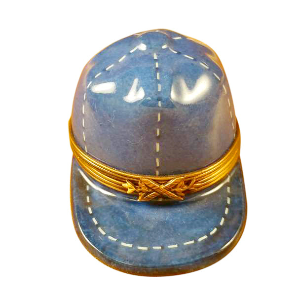 Load image into Gallery viewer, Blue Baseball Hat Limoges Box