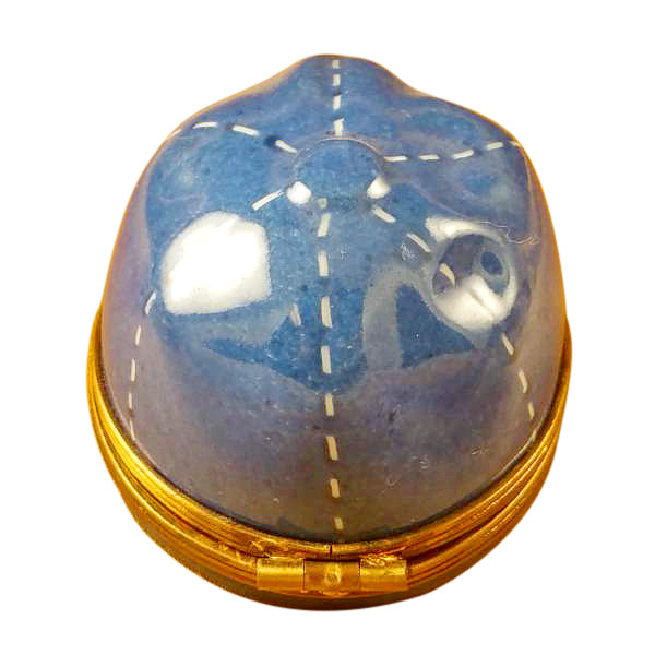 Load image into Gallery viewer, Blue Baseball Hat Limoges Box