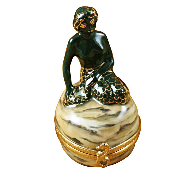 Load image into Gallery viewer, Copenhagen Mermaid Limoges Box