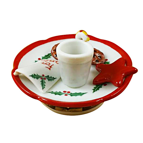 Load image into Gallery viewer, Rochard "Cookies For Santa with Removable Cookie" Limoges Box