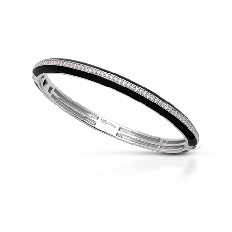 Load image into Gallery viewer, Belle Etoile Tenuto Bangle - Black