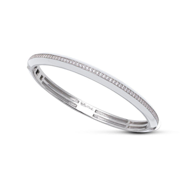 Load image into Gallery viewer, Belle Etoile Tenuto Bangle - White