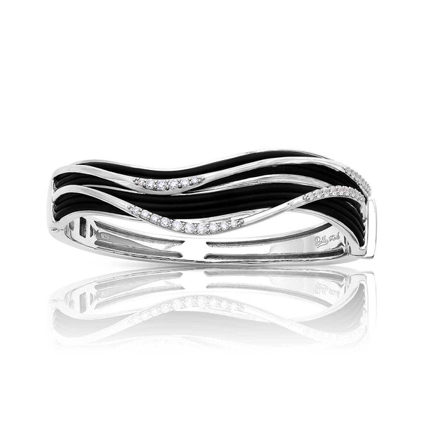Load image into Gallery viewer, Belle Etoile Venti Bangle - Black