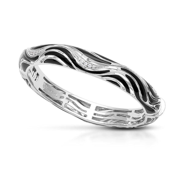 Load image into Gallery viewer, Belle Etoile Waverly Bangle - Black