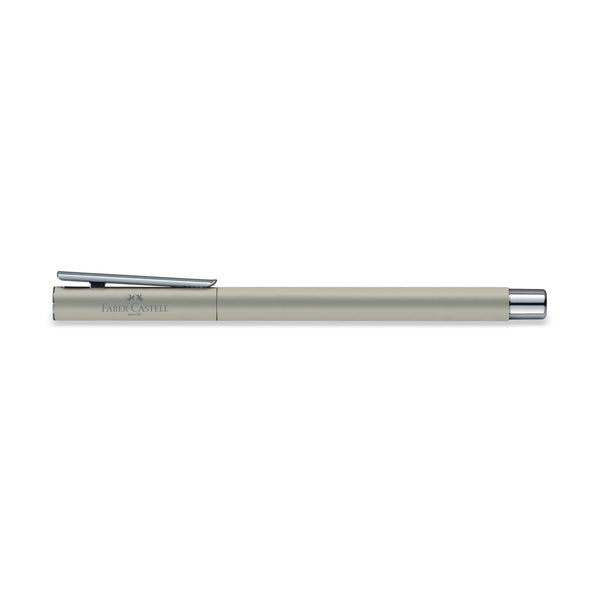 Load image into Gallery viewer, Faber-Castell NEO Slim Fountain Pen, Matte Stainless Steel