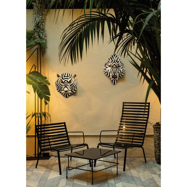 Load image into Gallery viewer, Lladro Mandrill Mask - Black and Gold - Sculpture