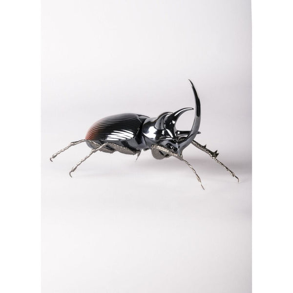 Load image into Gallery viewer, Lladro Rhinoceros Beetle Figurine