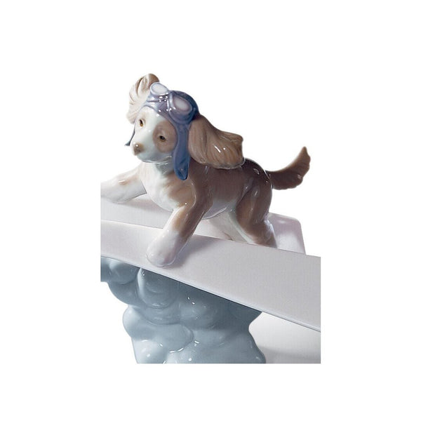 Load image into Gallery viewer, Lladro Let's Fly Away Dog Figurine
