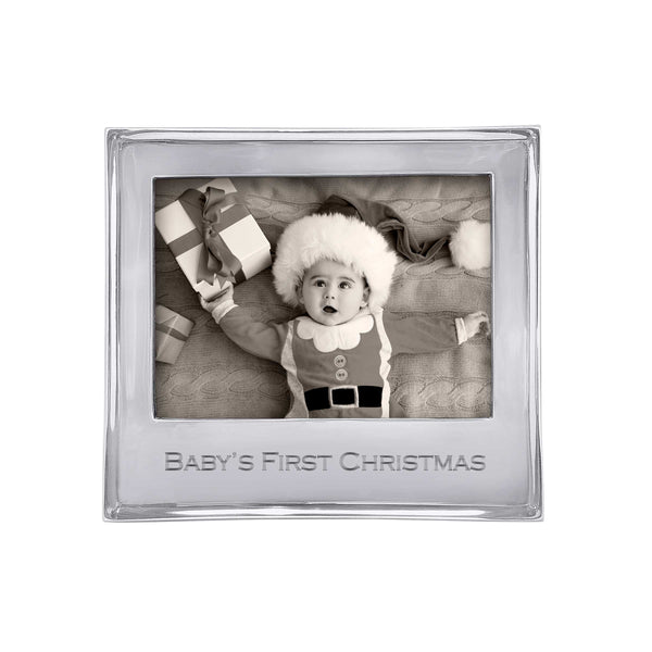 Load image into Gallery viewer, Mariposa BABY'S FIRST CHRISTMAS Signature 5x7 Frame