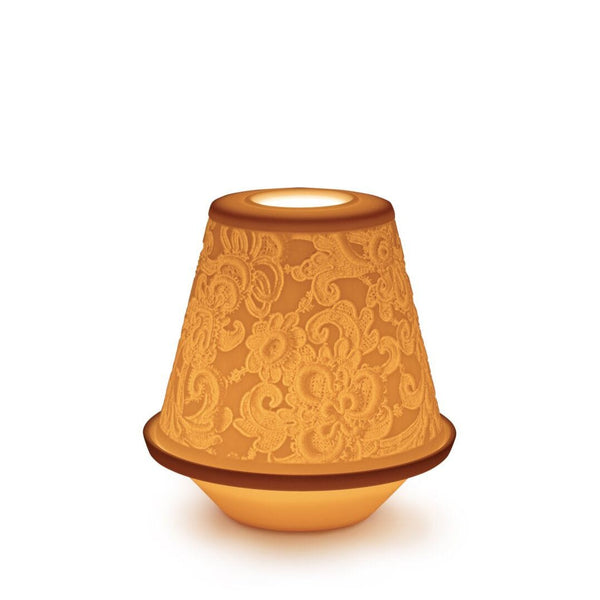 Load image into Gallery viewer, Lladro Lace Lithophane - Votive with Plate