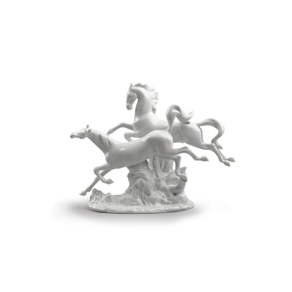 Load image into Gallery viewer, Lladro Horses Galloping Figurine