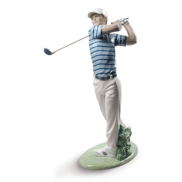 Load image into Gallery viewer, Lladro Golf Champion Man Figurine