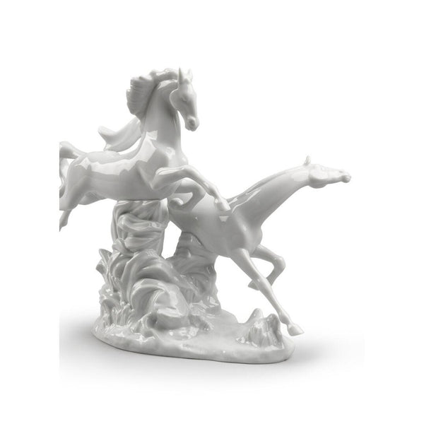 Load image into Gallery viewer, Lladro Horses Galloping Figurine