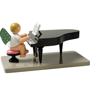 Wendt & Kuhn Angel at Grand Piano, Closed Figurine