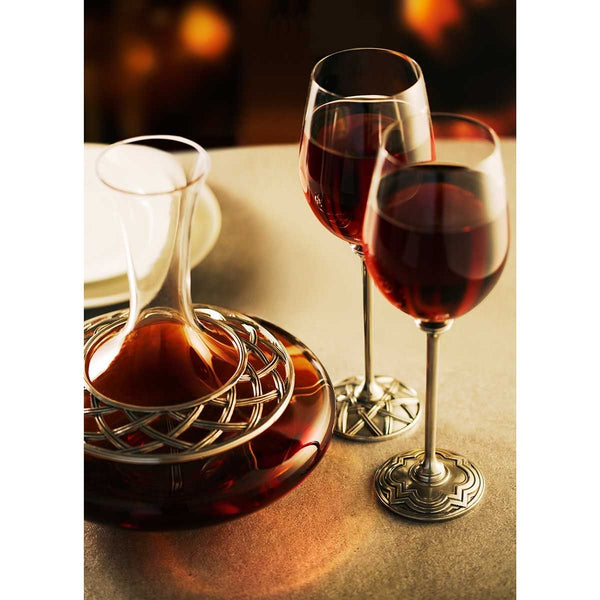 Load image into Gallery viewer, Royal Selangor Wicker Wine Decanter