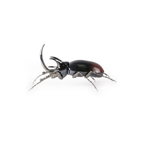 Load image into Gallery viewer, Lladro Rhinoceros Beetle Figurine