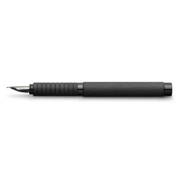 Load image into Gallery viewer, Faber-Castell Essentio Fountain Pen, Aluminium Black