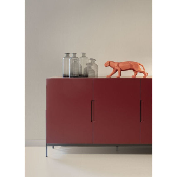 Load image into Gallery viewer, Lladro Panther Figurine - Coral Matte