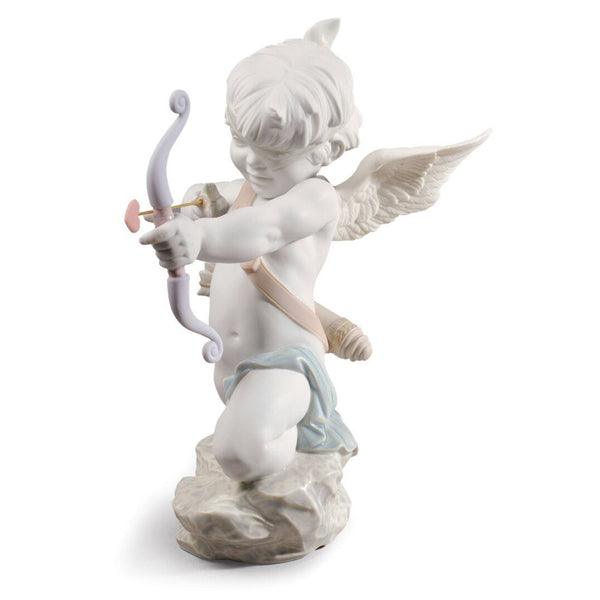 Load image into Gallery viewer, Lladro Straight to The Heart Cupid Angel Figurine