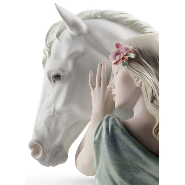Load image into Gallery viewer, Lladro A True Friend Woman Figurine - Limited Edition