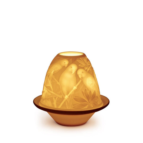 Load image into Gallery viewer, Lladro Parrots Lithophane - Votive with Plate