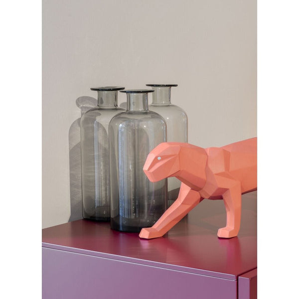 Load image into Gallery viewer, Lladro Panther Figurine - Coral Matte