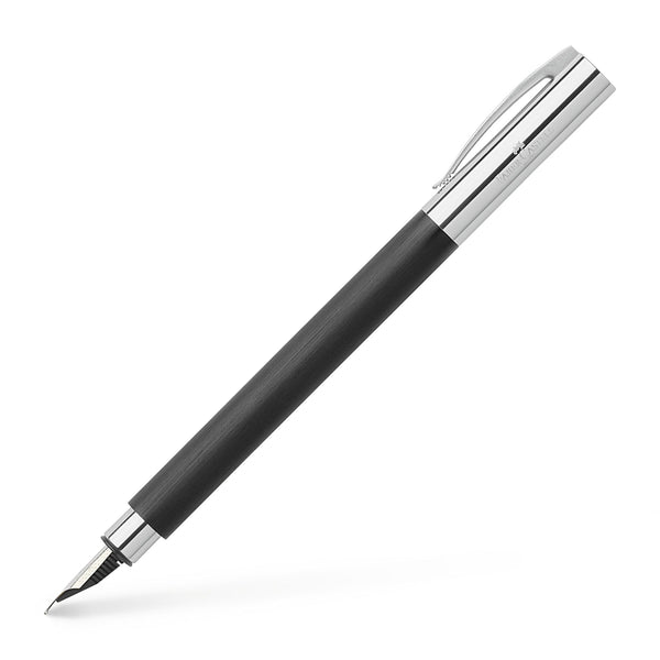 Load image into Gallery viewer, Faber-Castell Ambition Fountain Pen, Black Resin
