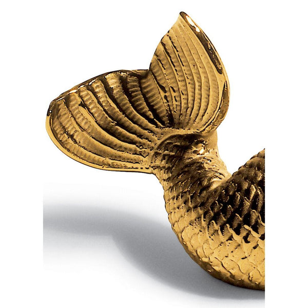 Load image into Gallery viewer, Lladro Day Dreaming at Sea Mermaid Figurine - Golden Lustre