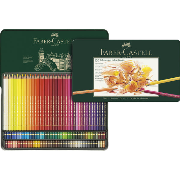Load image into Gallery viewer, Faber-Castell Polychromos® Artists' Color Pencils - Tin of 120