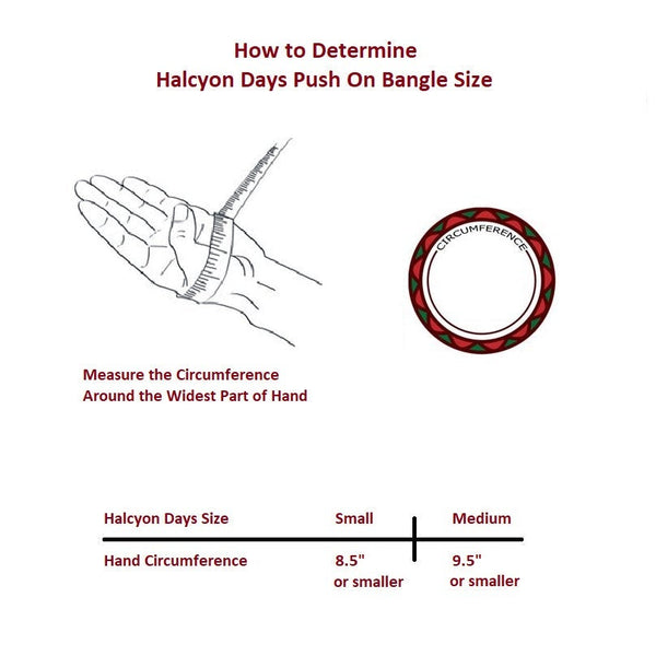 Load image into Gallery viewer, Halcyon Days "Forget-Me-Not Blue & Gold" Bangle