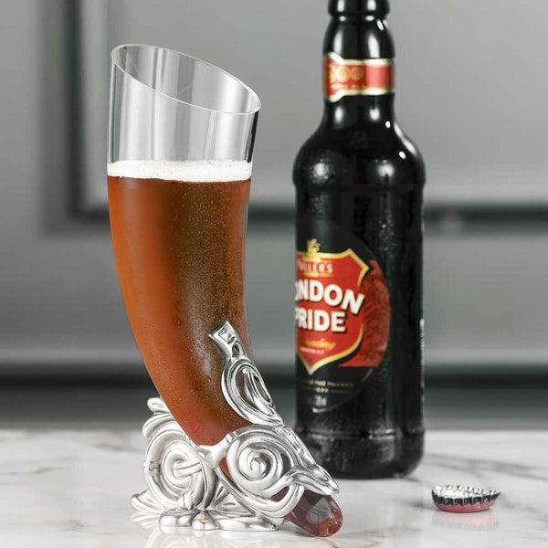 Load image into Gallery viewer, Royal Selangor Lewis Drinking Horn