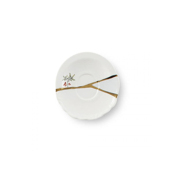 Load image into Gallery viewer, Seletti Kintsugi No. 2 Coffee cup with saucer